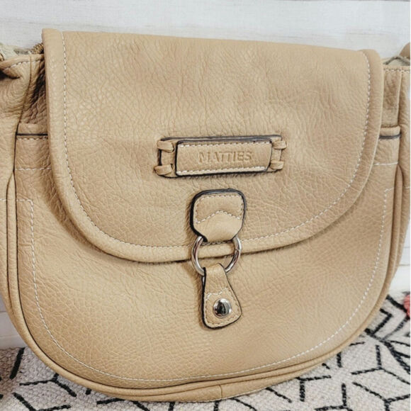 MATTIES LIGHT TAN SHOULDER BAG - Picture 2 of 16